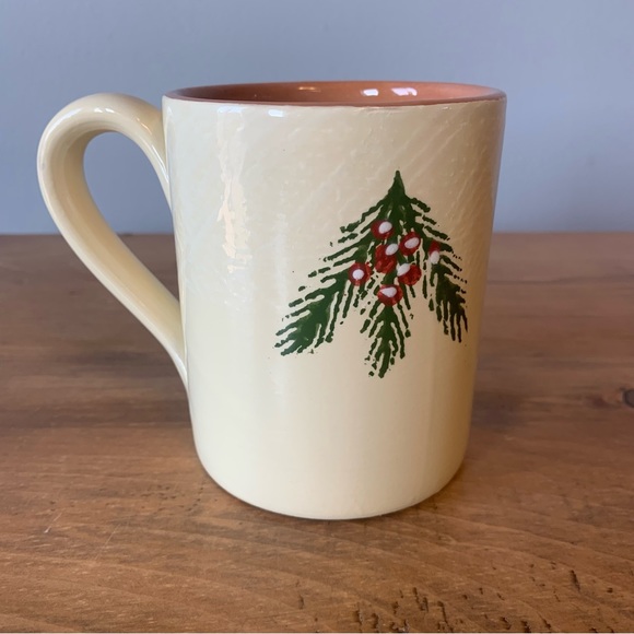 Furio Home Christmas Mistletoe Mug Made in Italy 16oz. - Picture 4 of 10
